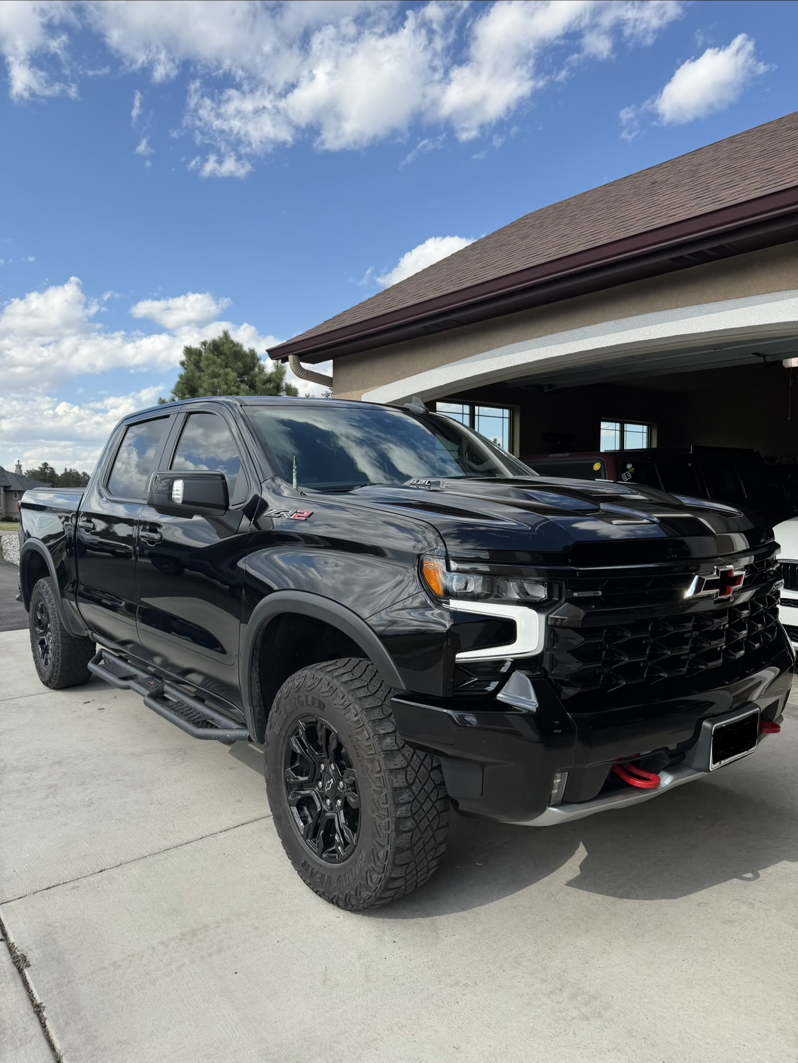 Detailed black pickup truck